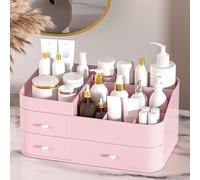 MIUOPUR Makeup Organizer for Vanity - large pink