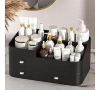 MIUOPUR Perfume Organizer for Men, Perfume Stand, Shelves for Perfumes, Organizador de Perfumes, Dresser Organizer Countertop, Mens Bedroom Essentials, Gifts for Men - Large Black