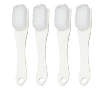 Miupoo Nail Cleaning Brush,Handle Grip Nail Cleaning Brushes for Toes Fingernail,Nail Stain Removing Brush,Laundry Scrubbing Brush Sports Shoes Cleaning Brush,4 Pieces
