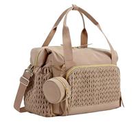MIUUIPI Multifunctional Diaper Bag Shoulder Bag with Pacifier Case Large Capacity Maternity Baby Travel Diaper Bag Beach, Camel