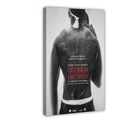 MIUUYE American Rapper 50 Cent Poster Canvas Poster Bedroom Decor Landscape Office Room Decor Gift 24x36inch(60x90cm)