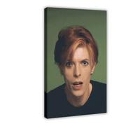 MIUUYE David Bowie Vintage Poster Canvas Poster Bedroom Decor Landscape Office Room Decor Gift 24x36inch(60x90cm)