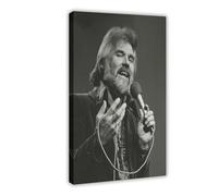 MIUUYE Kenny Rogers Poster Canvas Poster Bedroom Decor Landscape Office Room Decor Gift 24x36inch(60x90cm)