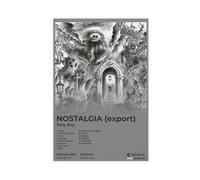 MIUUYE Tony Boy Hip Hop Music Rap Album NOSTALGIA Cover Poster Canvas Poster Bedroom Decor Landscape Office Room Decor Gift 12x18inch(30x45cm)