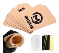 MIUXIA 3MM Tattoo Skin Practice Kit Fake Skin Stencil Paper Kit Includes 5Pcs Best Silicion Thick Skin Double Sided and 20Pcs Tracing Paper Tattoo Supplies