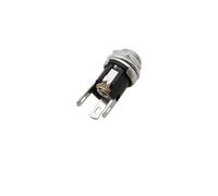 MIUYTRN 100Pcs/lot DC025M 5.5 X 2.1mm Power Female Socket Nut Panel Mount Connector 5.5 * 2.1mm Power Jack Plugs Adapter cuicui
