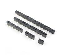 MIUYTRN 10pcs 1.27mm Pitch 2x5 2x10 2x20 2x30 2x40 2x50 Pin Female Header Double Row Socket Connector 10P 20P 40P 60P 80P 100P cuicui(2x10P)