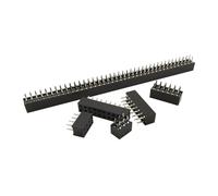 MIUYTRN 10Pcs 2mm 2.0mm Pitch 2x2/3/4/5/6/7/8/9/10/12/15/20/22/25/30/40Pin Double Row Straight Female Pin Header Strip Socket Connector cuicui(2x40Pin)