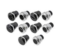 MIUYTRN 1Pcs Metal Round Socket Module D Type RJ45 Straight Through Network USB2.0 USB3.0 Connector Panel Mounting CAT6 cuicui(HDMI Silver and Cap)
