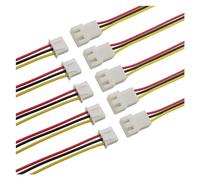 MIUYTRN 2.54mm Pitch 3 Pin Wire Connector XH 2.54mm 3P Male Plug/Female Jack Socket Wire Cable Terminals Connectors 26AWG cuicui(Female,10PCS_3PIN)