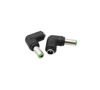 MIUYTRN 2/5Pcs 90 Degree DC 5.5 x 2.1mm Female Jack to 3.5x1.35/4.0x1.7/4.8x1.7/5.5x2.1/5.5x2.5/6.3x3.0/6.0x4.4mm Male DC Power Adapter cuicui(6.3x3.0mm,2PCS)