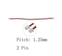 MIUYTRN 5/10/20Pcs 1.25mm 2 Pin Wire Cable Connector Pitch 1.25 mm Double Female Plug Micro 1.25 2p 10cm 15cm 20cm 30cm cuicui(10 CM,20PCS_2P)
