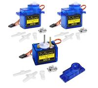 Miuzei Digital Servo 9G Servomotor Metal Geared Motor Kit for ALL kind RC Toys include Flugzeug Robot Arm Hand Boat Mini Micro Servo Modellbau (3pcs)