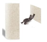 MIUZMORE 98.4" x 15.8" Trimmable Replacement Cat Carpet, Self-Adhesive Cat Scratch Mat for Cat Furniture - Cat Scratch Furniture Protector