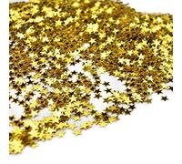 MIVAIUN 50g Confetti Metallic Foil Stars Sequin, Star Sequins Confetti, Card Making, Nail Art, Wedding Birthday Party Christmas, Sparkle Confetti Gold Table Confetti, Party Decoration (50g)