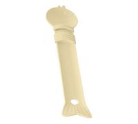 mivceklw Cat Treat Feeding Spoon, Wet Treat Dispenser, Sliding Strip Squeeze Feeder, Soft Silicone Design, no clutter Control, Sturdy Pet-Safe Material, 10.43x2.36x0.59in