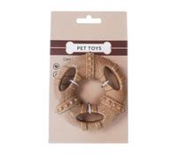 mivceklw Dog Toys Chewers, Indestructible Tug Toy, Boredom Relief Entertainment, Travel Training Playtime Aid, Pet Supplies for Keeping Your Dog Active and Aggressive Dogs, 13.5 cm Wood