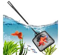 mivceklw Landing Net for Aquarium, Lightweight Fine Mesh Landing Fishing Net | Catch Net for Aquarium Shrimps, Ponds, Yards, Streams, Bathtubs, Swimming Pools