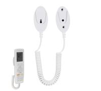 mivceklw Magnetic Remote Control Holder, Wall Key Holder, Adhesive Organizer with Spring for AC TV