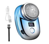 mivceklw Mini Electric Razor,LED Digital Display Mini Portable Electric Shaver | Rustproof Waterproof Razor Multifunctional for Beard, Leg Hair, Body Hair, Chest