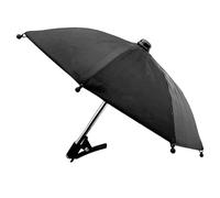 mivceklw Phone Sun Shade, Portable Sun Shield, Adjustable Anti-Glare Cover with Clip, 360-Degree Rotation Function, Anti-Reflective Umbrella Stand for Most Cell Phones, 11.02 x 7.48 inches, Black, Se