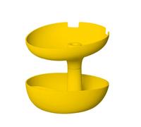 mivceklw Pumpkin Shaped Snack Bowl | Detachable Double Tier Candy Storage Tray, Snack Organizer with Phone Stand and Vase Function