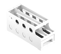mivceklw Rolling Egg Dispenser for Refrigerator,2-Tier Egg Dispenser for Refrigerator | Space-Saving Tray for Collecting Shelf Kitchen Home Organizing Fridge