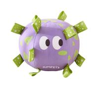 mivceklw Squeaky Dog Ball, Plush Soccer Ball, Puppy Chewing Ball, Puppy Chewing Toy Ball, Large Squeaky Dog Toy, Plush Soccer Ball Dog Toy With Squeaker And Straps For Large Dogs