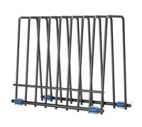 mivceklw Stainless Steel Drying Rack for Bags, Reusable Storage Bag Drying Rack, Space Saving Drying Rack, Multi Purpose Kitchen Storage 8.27x3.5x7 for Bags, Forks, Spatulas (Silver, Black)