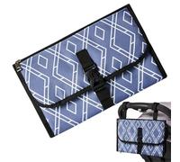 mivceklw Travel Changing Pad, Portable Changing Pad | Wipe Clean Baby Changing Mat - Waterproof Travel Bag for Diaper Changer, Travel Changing Mat for