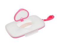 mivceklw Travel Wipes Case, Small Wet Wipes Container, Tissues Handle Design, Dust-Proof Heart Shape Opening, Convenient for Mall Shopping & On-the-Go, 8.4 x 4.9 x 1.1 inches