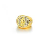 MIVEIVIA ICED OUT Praying Ring Wedding Rings for Men Prayer's ring Religion's ring Radiant Rings for Women Bling Iced Out Jewelry Bling Rings for men rings for Christian Heavy Metal ring Stainless
