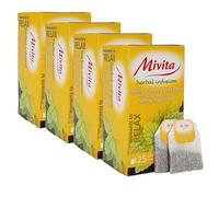 Mivita Melissa, Honey and Lemon Infusion, pack of 4, total of 100 tea bags (25 each unit) - Sweet and soothing, perfect for relaxation, naturally calorie-free (0 kcal)