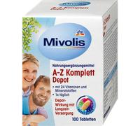 Mivolis A-Z Complete Tablets 100 Multivitamin Dietary Supplement 144g