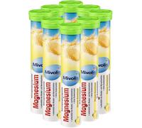 Mivolis Magnesium Effervescent Tablets - Dietary Supplements 8 Tubes x 20 pcs |
