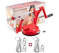 MIVON Apple Peeler and Corer, 3 in 1 Multifunctional Kitchen Fruit Peeling Machine with Durable Stainless Steel Blades, Powerful Suction Base for Apples and Potatoes, Extra 2 Blades & 1 Corer