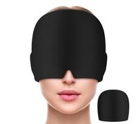 MIVORA Migraine Mask, Migraine Hat Headache & Migraine Relief Hat Cooling Hat Cooling Packs Cooling Sleeping Mask Migraine Hood Migraine Cap (Black)