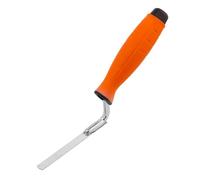Mivos 10mm Stainless Steel Joint Trowel - Tuck Pointer with Rounded Tip for Filling Masonry Joints with Mortar and Grout - Masonry Tool and Plasterer