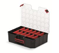 Mivos Assortment Box 390 x 284 x 105 mm - Sorting Box with 16 Adjustable Compartments - Screw Box - Accessory Box - Sturdy Tool Box for Workshop - Sorting Box Made in EU