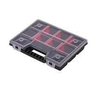 Mivos Assortment Box 8 Inches - 11 Compartment Screw Box - Storage & Sorting for Small Parts & Accessories - 195 x 155 x 35 mm - Made in EU