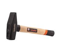 Mivos Engineer's Hammer 1000 g with Wooden Handle - Engineer's Hammer with Forged Hammer Head - Tool for Locksmiths - Assembly Hammer - Steel Hammer 1000 g Head Weight - DIN 1041