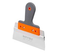 MIVOS Professional Coating Knife with Stainless Steel Blade 200 x 60 mm - Putty Knife for Smoothing Surface - Flat Blade Finishing Spatula - Joint Spatula - Made in EU