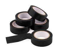 Mivos PVC Insulation Tape for Electrical Insulation, 5 Pack, Black/Sealing Tape Self Adhesive 19mm x 10m/Waterproof Electric Insulation Tape 5 Pack