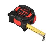 MIVOS - Tape measure with double-sided printed tape - Tape measure magnetic hook and belt clip - Tape measure with ergonomic housing - CE and MID certification - 5 m x 25 mm
