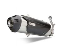 Mivv Approved Exhaust Muffler Urban Steel for Piaggio X-Evo 400 2007 > 2013