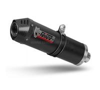 Mivv Approved Exhaust Mufflers Oval Carbon for Kawasaki Z 1000 2007 > 2009