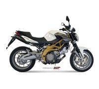 Mivv Approved Exhaust Mufflers Suono Black for Aprilia Shiver 750 2008 > 2016
