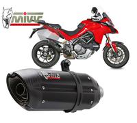 Mivv Exhaust Muffler Suono Black Steel D.034 Ducati Multistrada 1200 2015 > 2017