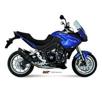 MIVV Black Exhaust Terminal Triumph Tiger 1050 2007 2008 2009