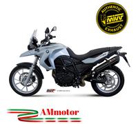 Mivv Exhaust Muffler Suono Black Stainless Steel for Bmw F 650 Gs 2008 > 2012